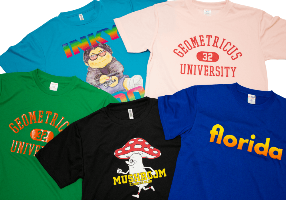 ドライTシャツ】定番・特殊・フルカラープリントが可能です