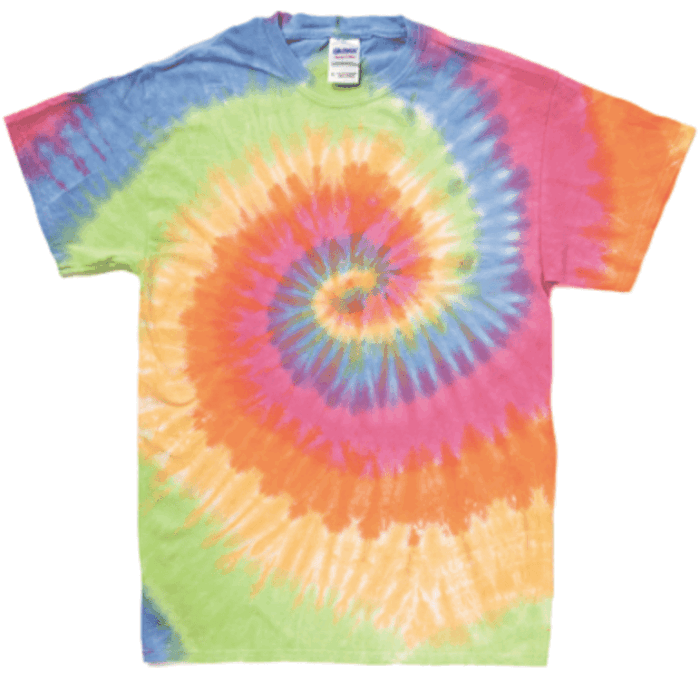 The Colortone tie-dye Co. 1000 タイダイTシャツ | プリント