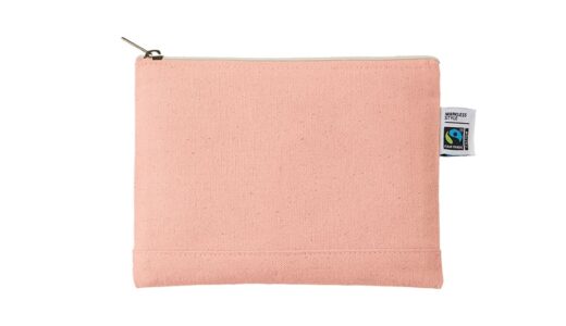 マークレススタイル　TF-0008　フェアトレードコットンキャンバスフラットポーチ（S）