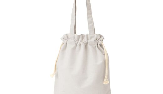 マークレススタイル　TR-0872　厚手コットンガゼット巾着トート（L）