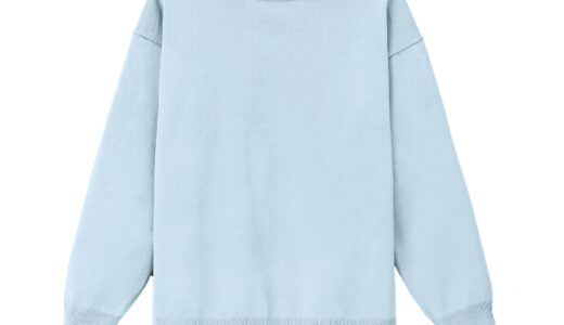 LIFEMAX　MS1180　ウォッシャブル ロングスリーブ ニット